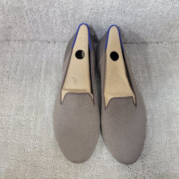 Rothy's The Loafer Mocha Round Toe Slip On Flat Shoes Women's Size US 7, 8, 10 - Picture 5 of 12